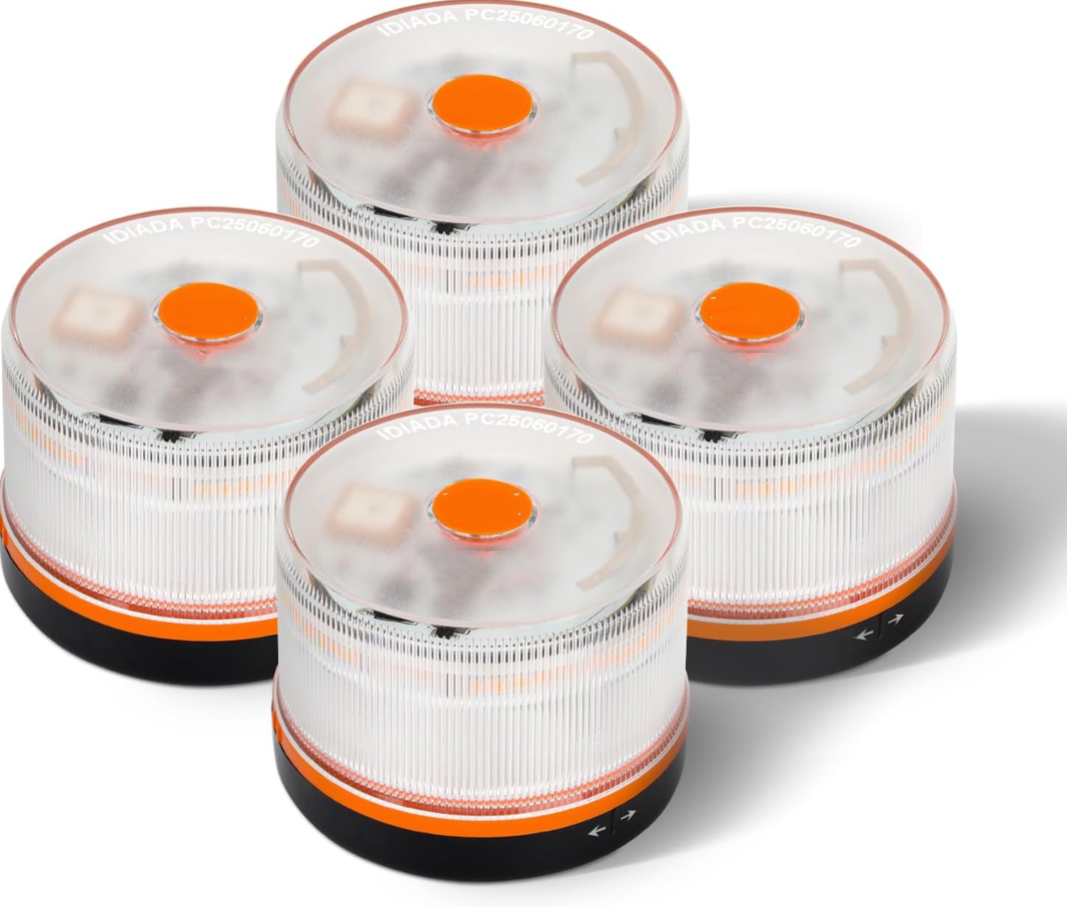 DarkFairy Luz de Emergencia V16 Aprobada por la DGT con Geolocalización 3.0 – Señalización de Ubicación para Automóviles, Plan de Datos Incluido – Base Magnética IP54 – Cumple con la Normativa 2026