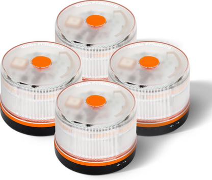 DarkFairy Luz de Emergencia V16 Aprobada por la DGT con Geolocalización 3.0 – Señalización de Ubicación para Automóviles, Plan de Datos Incluido – Base Magnética IP54 – Cumple con la Normativa 2026