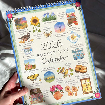 PREORDER 2026 Bucket List Calendar