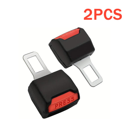 2pcs Update Thicken Car Seat Belt Clip Extender Safety Seatbelt Lock Buckle Plug Thick Insert Socket Extender Safety Buckle