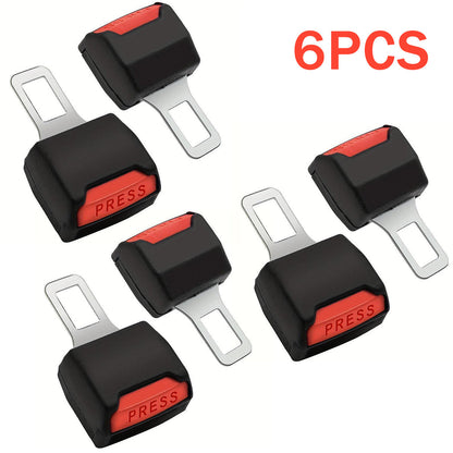 2pcs Update Thicken Car Seat Belt Clip Extender Safety Seatbelt Lock Buckle Plug Thick Insert Socket Extender Safety Buckle