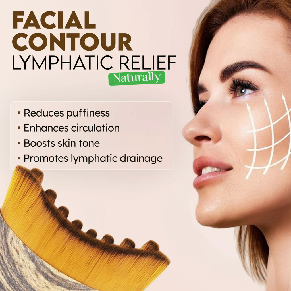 ODALIT™ Lymphatic Face Brush — Instantly Reduce Puffiness & Sculpt Your Jawline