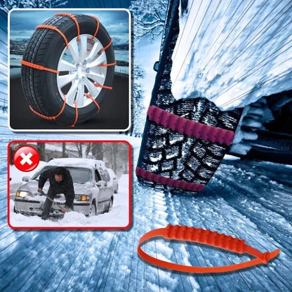 🔥2026 Winter Hot Sale🔥Universal Reusable Anti-skid PE Tire Chains